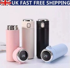 Smart LED Water Bottle Vacuum Insulated Flask Temperature Stainless Steel Cup