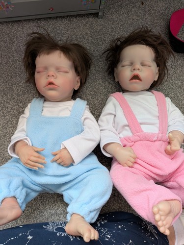 Real life like twin dolls - real, boy