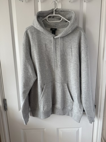 Grey men s hoodie - grey, h&m