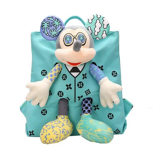 Aqua cartoon plush doll - cartoon, canvas