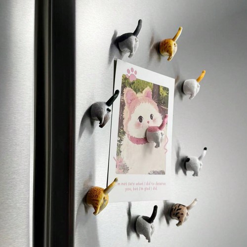 9pcs cat balls fridge - cat,