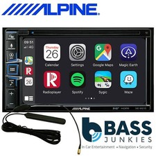 Alpine INE-W611D Sat Nav Bluetooth DAB CD MP3 DVD Carplay Android Stereo Aerial