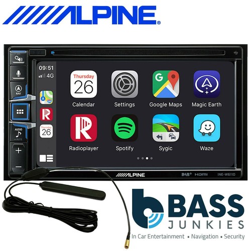 Alpine ine w611d sat - sat, nav