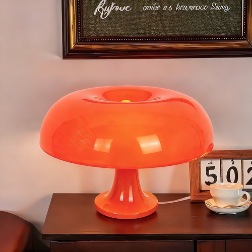 Bedside lamp orange - in,
