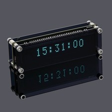 VFD Glow Fluorescent Clock Real-time Display WIFI Timing Automatic Calibration