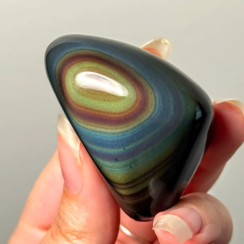 Rainbow obsidian freeform - rainbow,