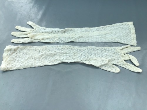 Vintage 1940s rayon cream - ,