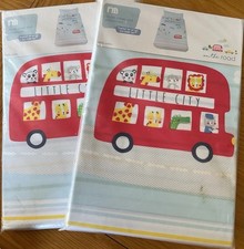 2 Mothercare On The Road Duvet Cover & Pillowcase Sets Cot Bed Or Toddler Bed