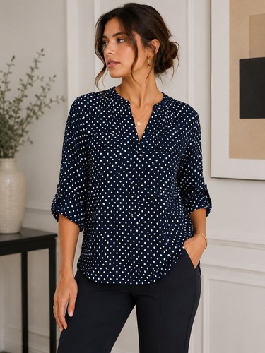 Calvin klein polka dot - klein, blouse
