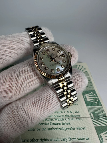 Ladies steel gold rolex - steel, &