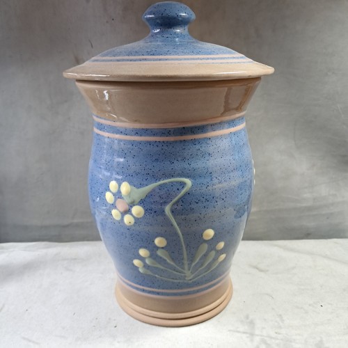 Aysgarth pottery lidded pot - aysgarth,