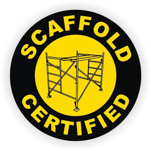 Scaffold certified sticker - certified,