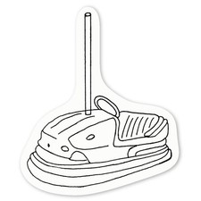 'Dodgem Car' Decal Stickers (DW021514)