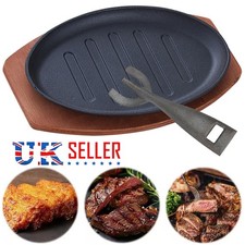 Cast Iron Sizzler Hot Serving