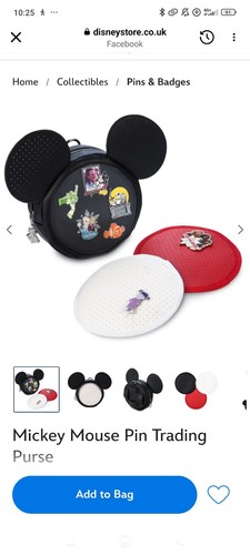 Mickey mouse pin trading purse - trading,