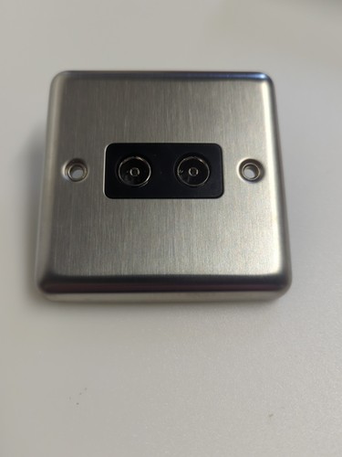 Volex round plate brushed - volex,