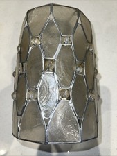 Vintage opaque capiz shell