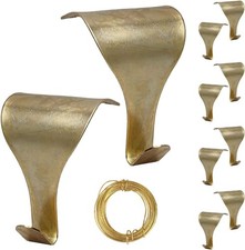 10 x Brass Dado Picture Rail