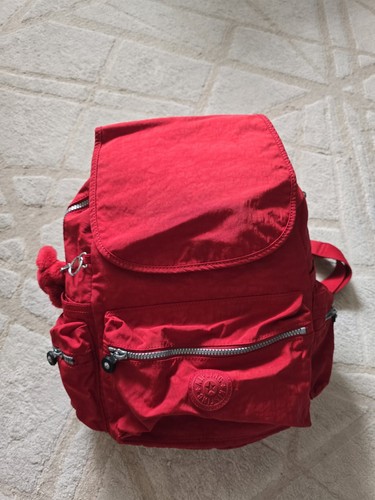 Kipling red backpack with - kipling,