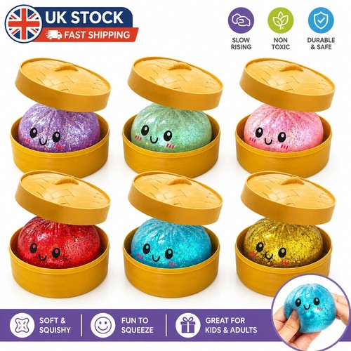 Glitter dumpling squishy toy - squishy,