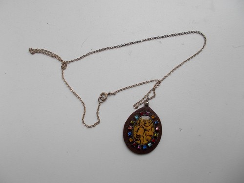 Silver necklace 42cm length - silver,