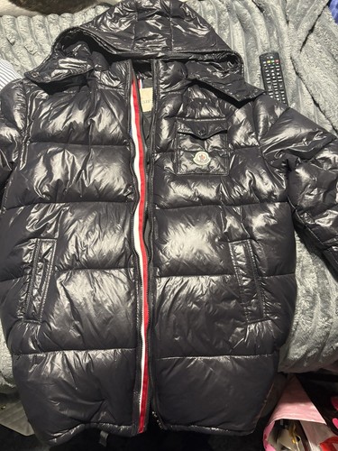 Moncler boys black hooded - hooded, down