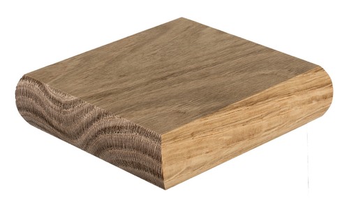 Staircase newel post cap flat - staircase,
