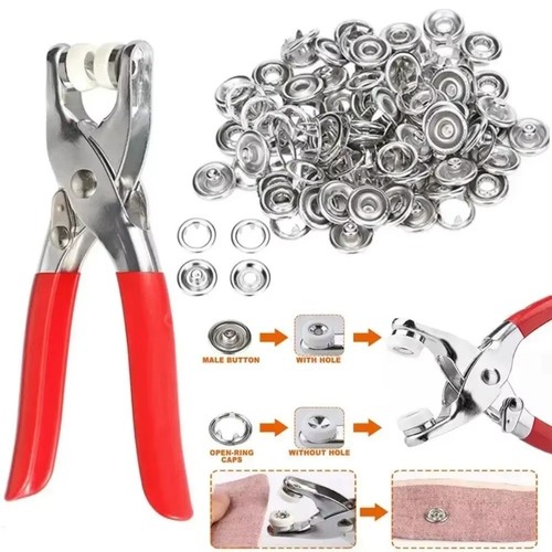 400pcs snap button kit prong - 400pcs,
