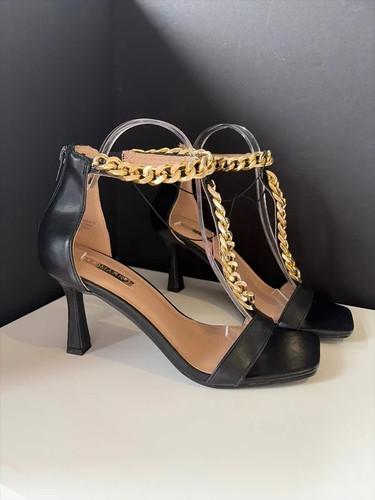Primark black gold chain - gold,