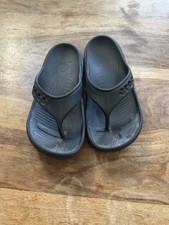 Crocs Black toe post sandals/flip-flops UK size 5-6