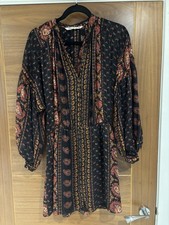 Zara Black Red Purple Paisley