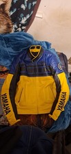 Yamaha Real Leather Motorcycle Jacket, Large. Basically brand new.