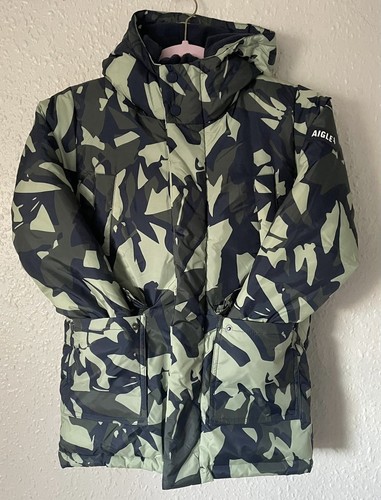 Aigle kids camo puffer coat - kids,