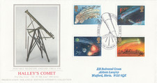 Halleys Comet GB PPS Sothebys FDC London Planetarium 1986 CLEARANCE (105830)