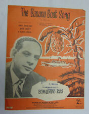 The Banana Boat Song Edmundo Ros Vintage Sheet Music Free Post *