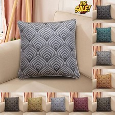 Modern Jacquard Cushion Cover Small Large Filled Cushion Bed Sofa Decor Pillow