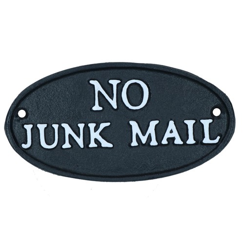 Junk mail cast iron - junk,