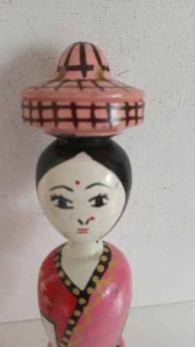 Carved wooden channapthna - wooden,