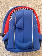 Lovely Navy Shark Backpack For