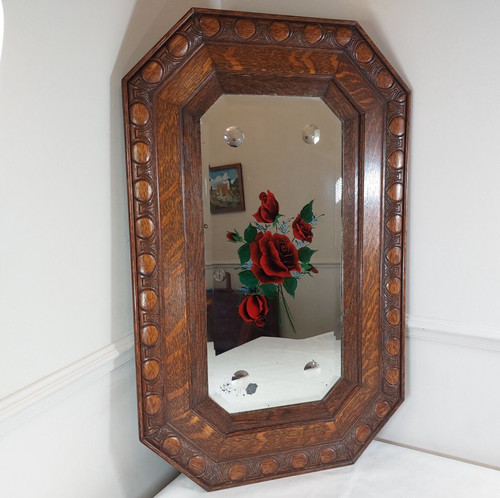 Victorian wall mirror reverse - wall,