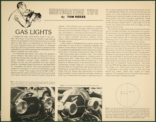Acetylene gas lamp headlight - acetylene,