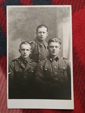 Very rare WW2 Photo of  Waffen SS Latvian Soldiers