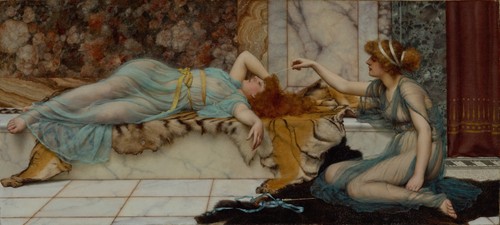 John william godward mischief - john,