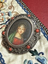 Silver Framed Miniature 1920s