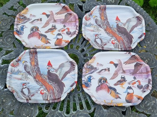 Set bird print vintage - 4,
