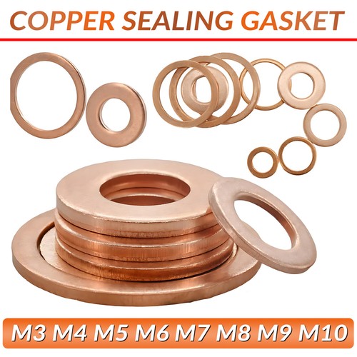 Copper sealing washers metric - copper,