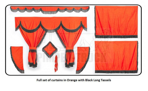 Truck curtains for - for, manorange