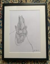 Original Hand Signed ?️Framed Quentin Blake Drawing, With Provenance. Size A3