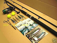 PIKE FISHING KIT 9FT ROD REEL LURES ALL TACKLE INCLUDED