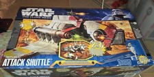 Star Wars Clone Wars Republic Attack Shuttle 2 In 1 Playset Extremely Rare New